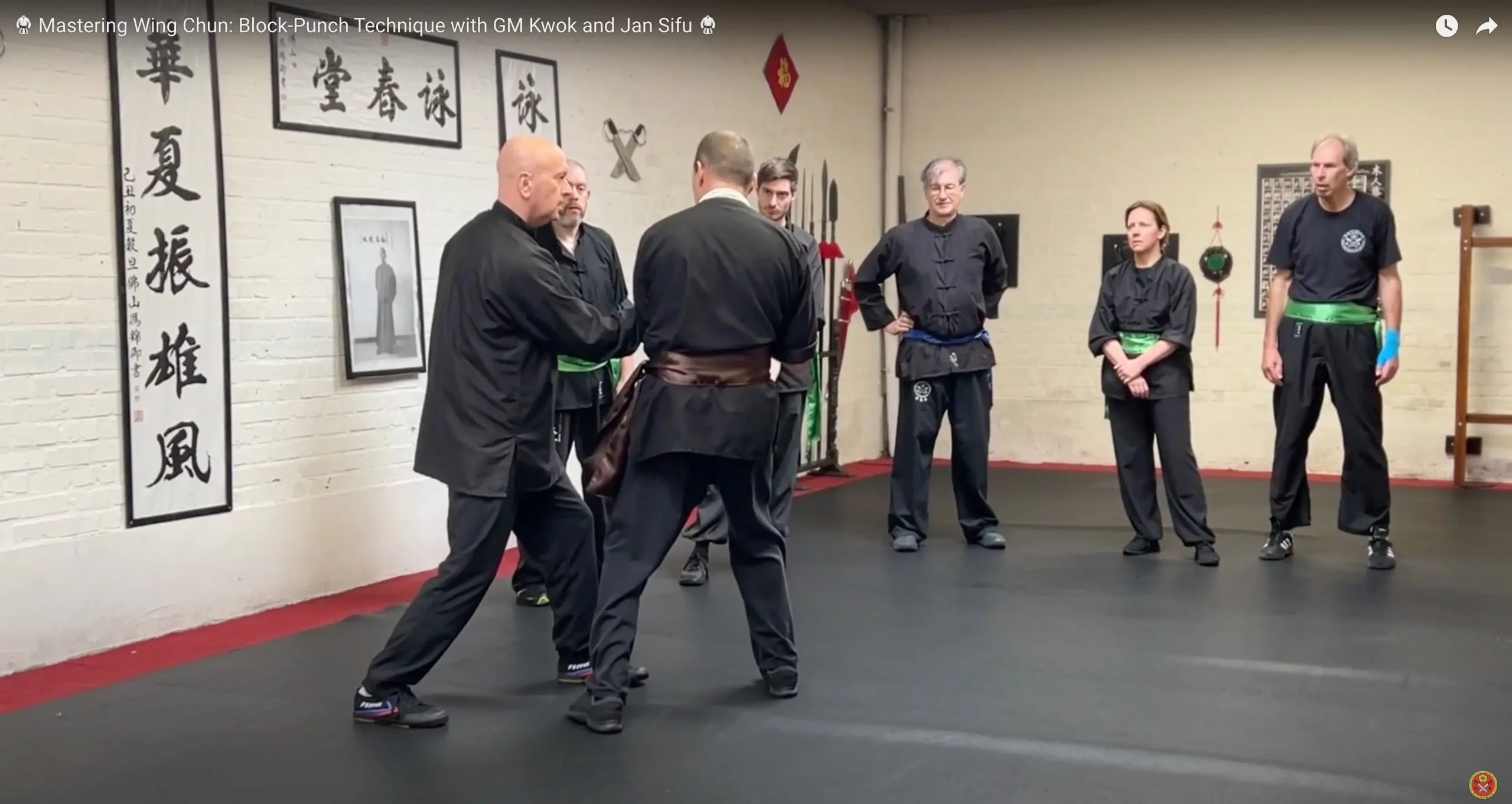 Mastering Wing Chun: Block-Punch Technique with GM Kwok and Jan Sifu ...